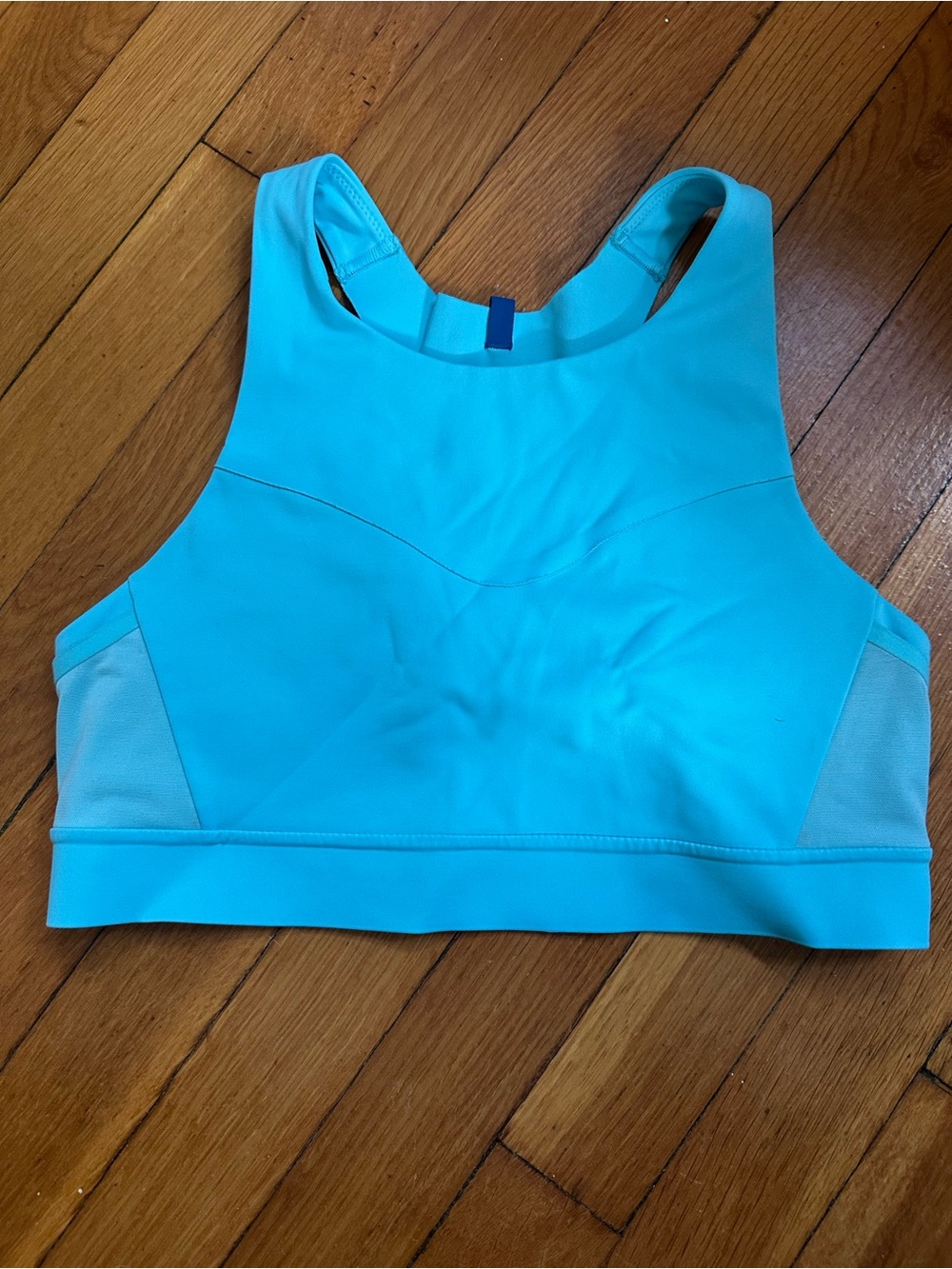 Brooks High-Neck Sports Bra - Aqua